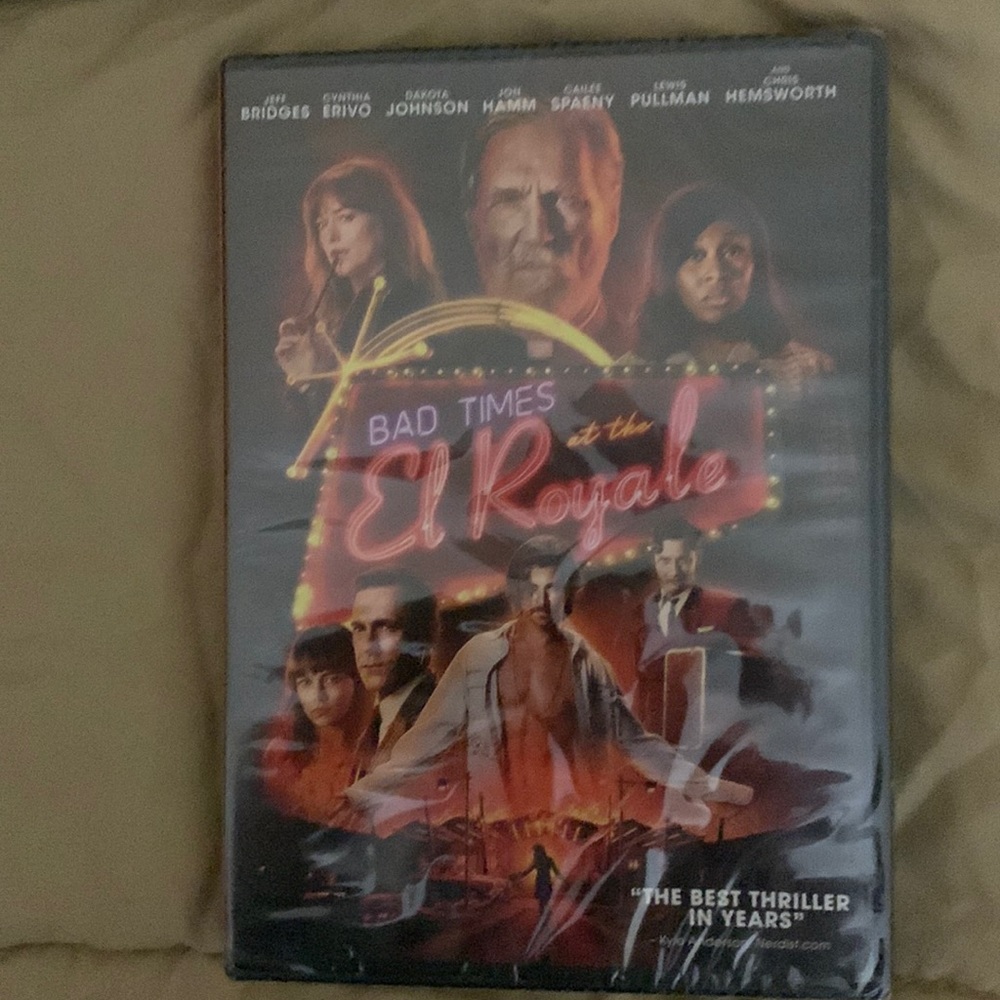 NWOT BAD TIMES AT THE EL ROYALE DVD Rated R